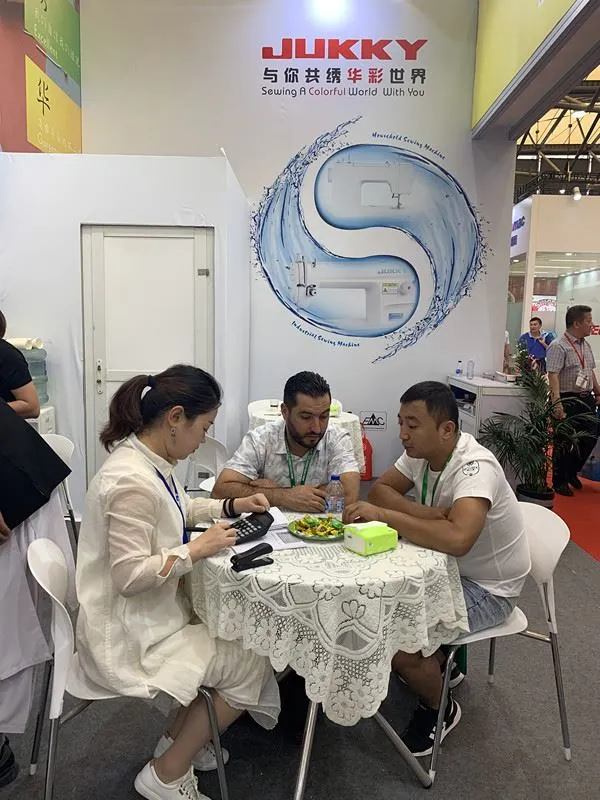 Jukky/fanghua sewing machine in CISAM 2019